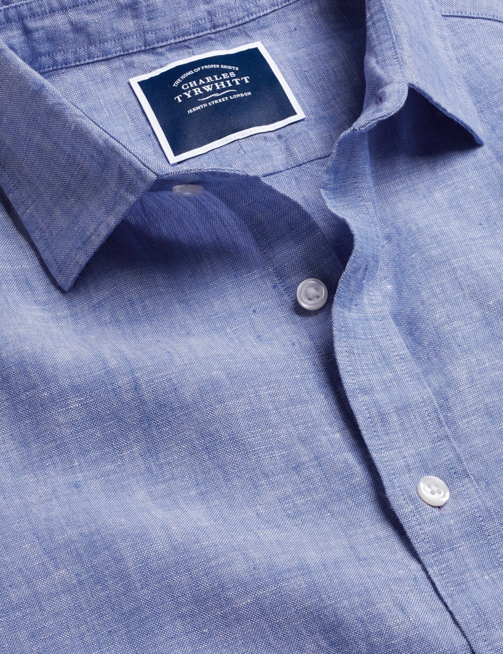 Slim Fit Pure Linen Shirt 2 of 3