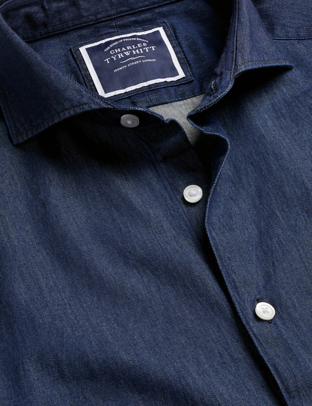 Slim Fit Denim Shirt | Charles Tyrwhitt | M&S