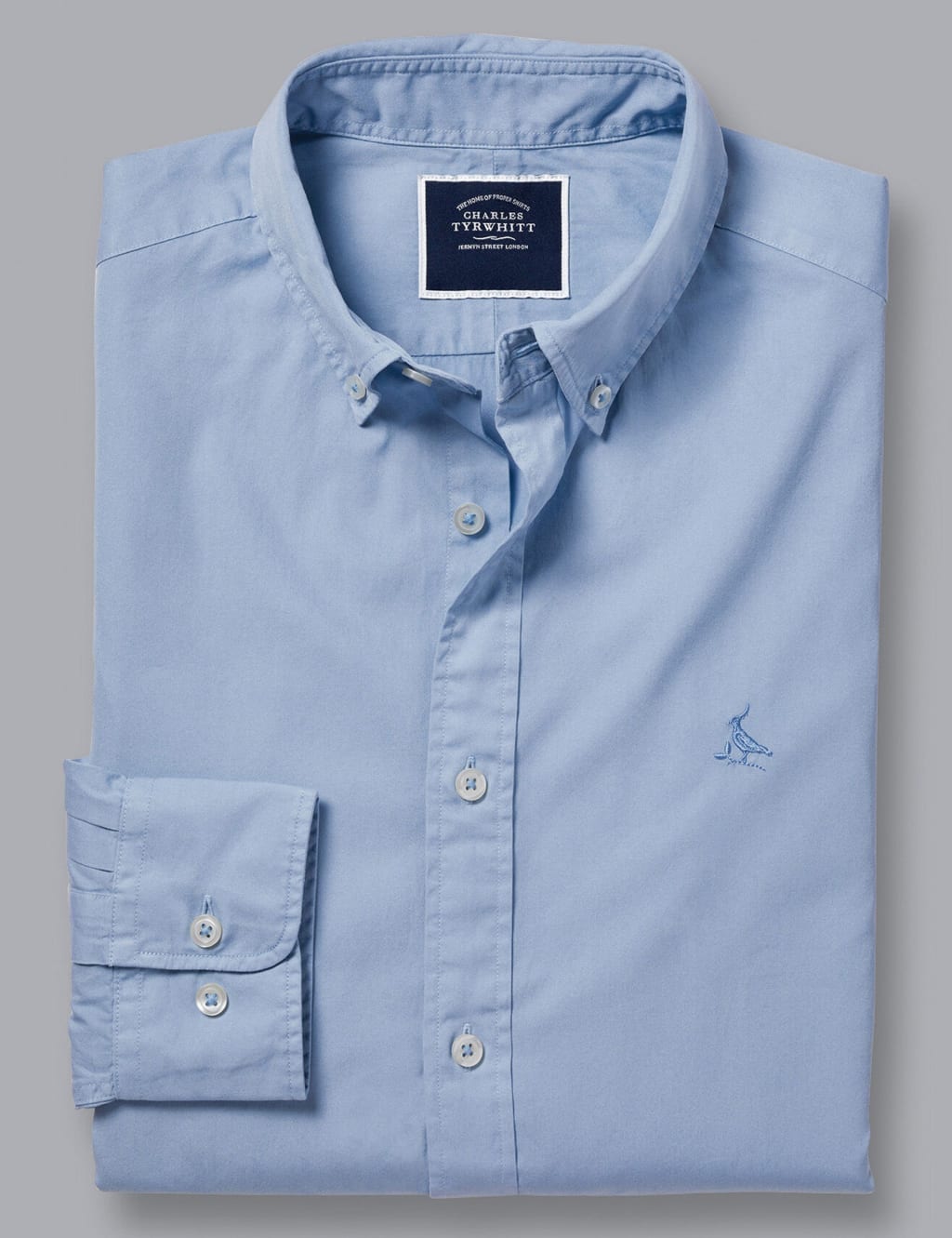 Slim Fit Pure Cotton Twill Shirt 1 of 1