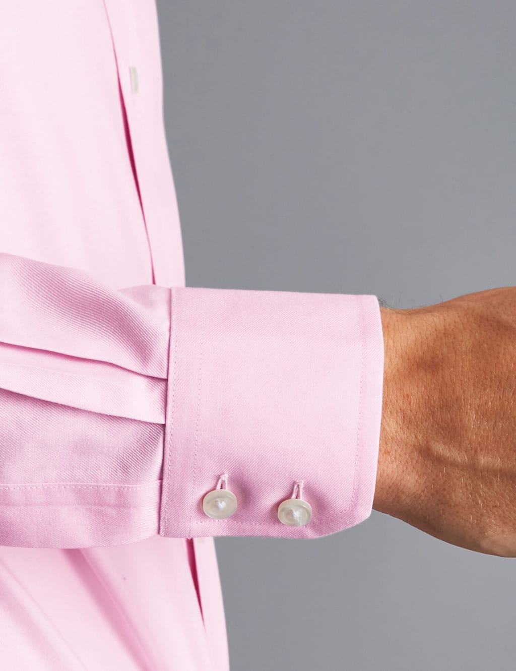 Slim Fit Non Iron Pure Cotton Twill Shirt 4 of 5