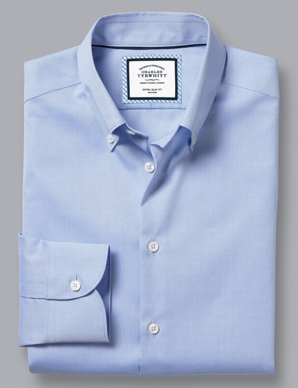 Slim Fit Non Iron Pure Cotton Oxford Shirt 2 of 6