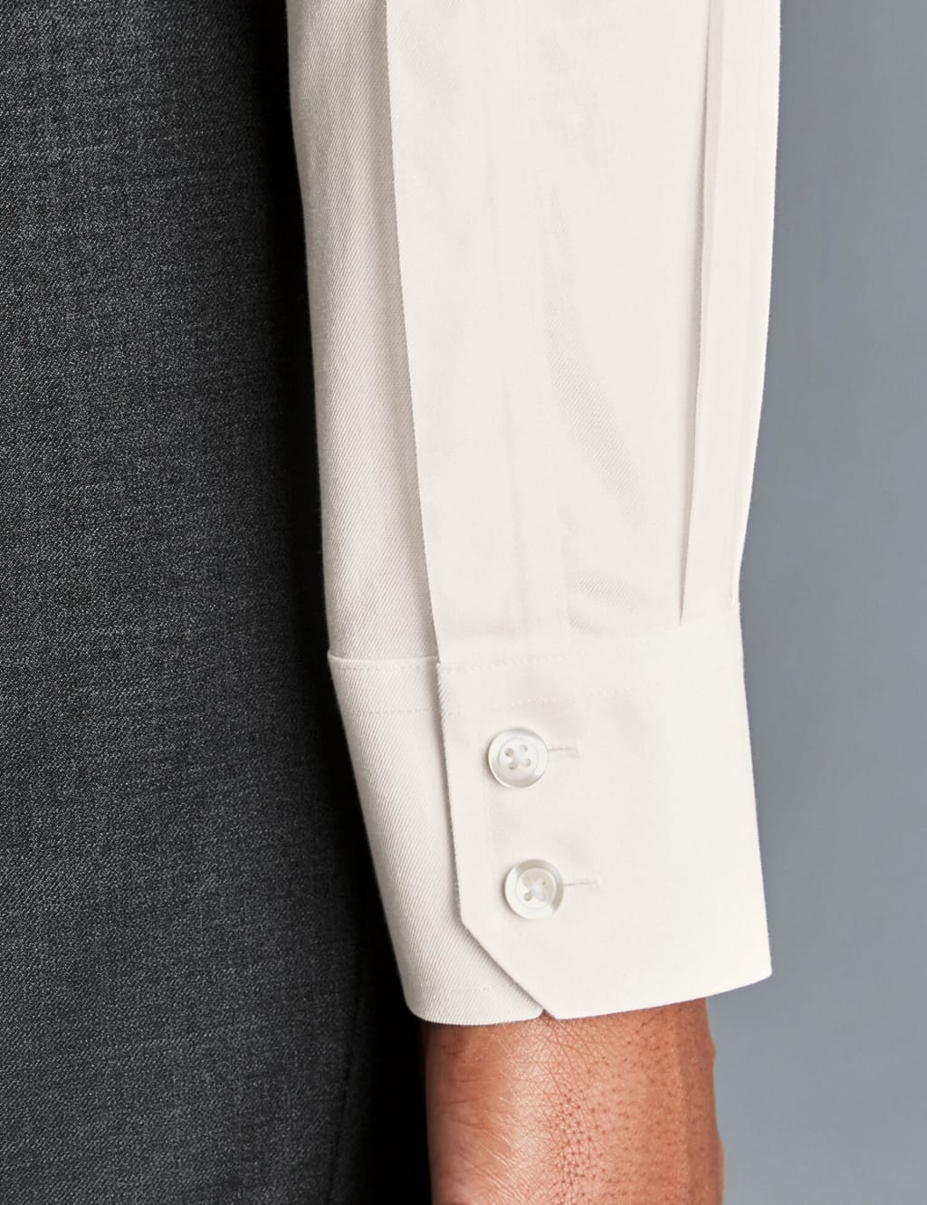 Slim Fit Non Iron Pure Cotton Twill Shirt 4 of 5