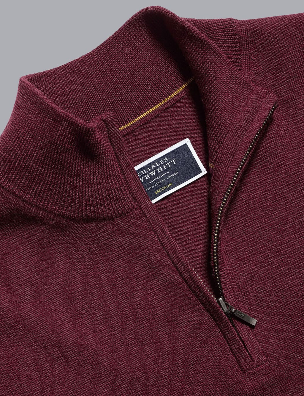 Pure Merino Wool Half Zip Jumper 6 of 6