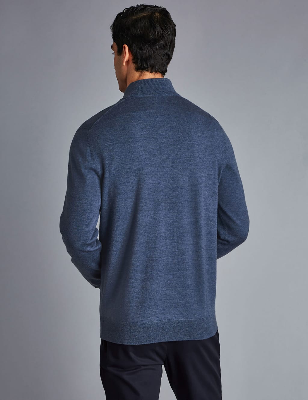 Pure Merino Wool Half Zip Jumper 4 of 6