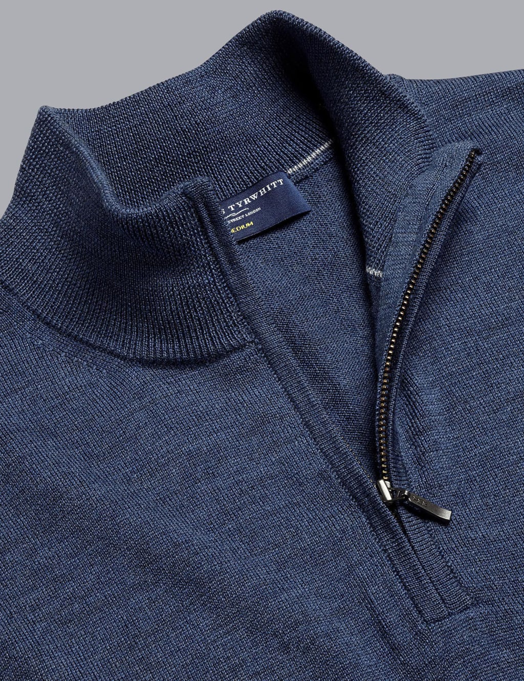 Pure Merino Wool Half Zip Jumper 6 of 6