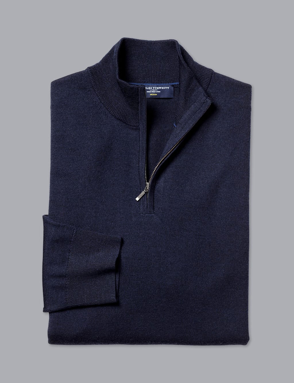 Pure Merino Wool Half Zip Jumper 2 of 6