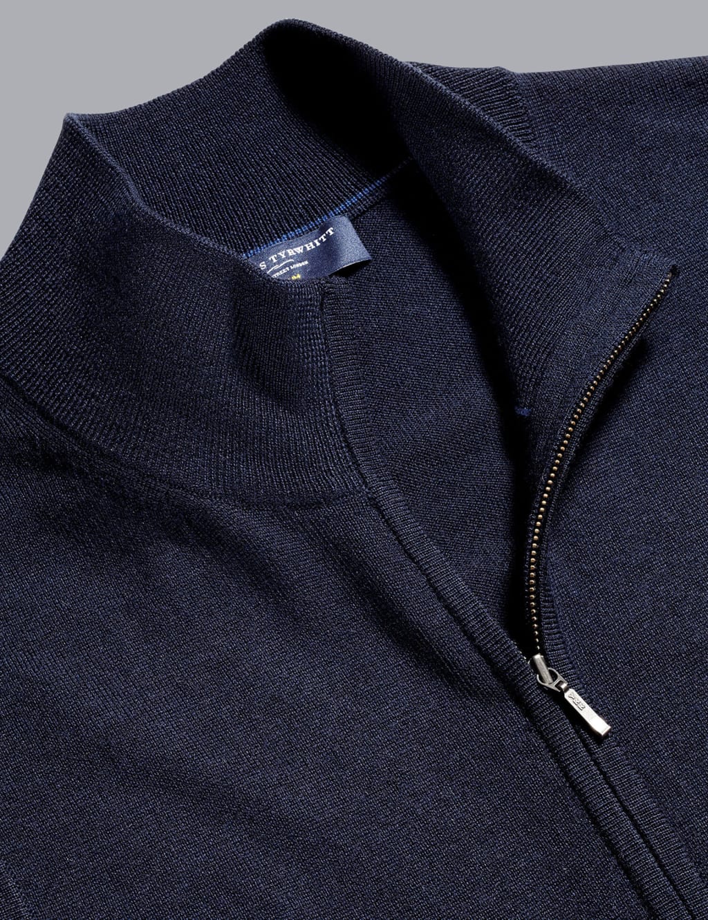 Pure Extra Fine Merino Wool Zip Up Gilet 6 of 6