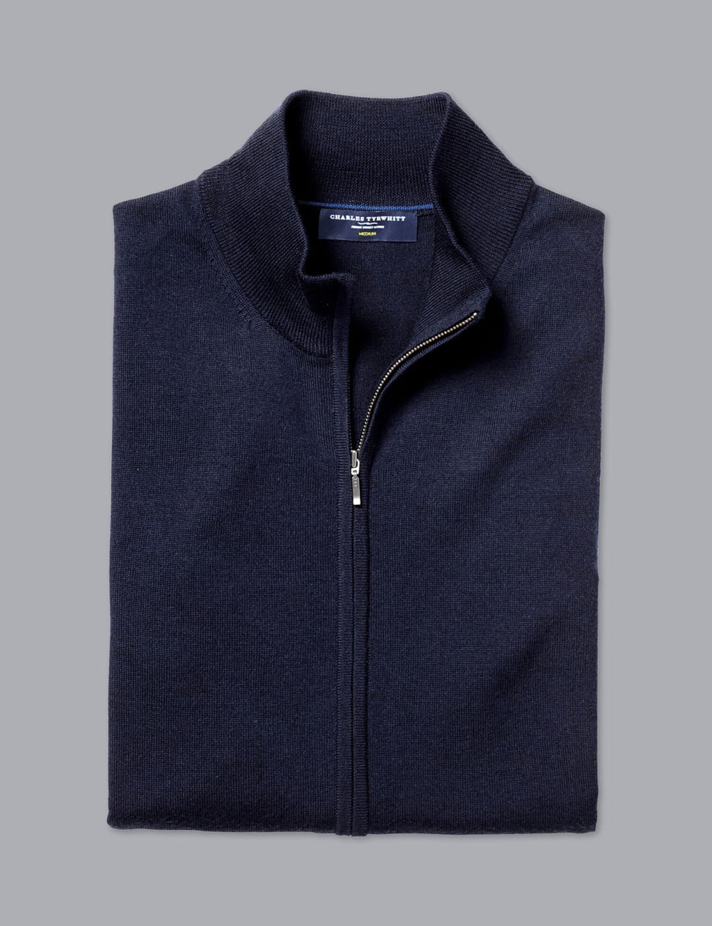 Pure Extra Fine Merino Wool Zip Up Gilet 2 of 6
