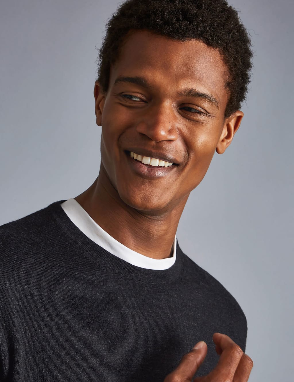 Pure Merino Wool Crew Neck Jumper 3 of 6