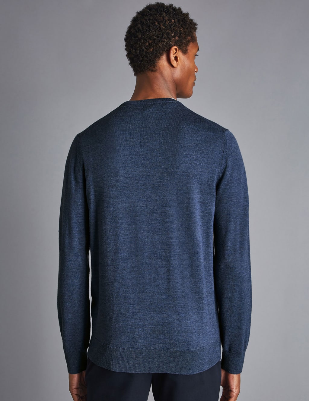 Pure Merino Wool Crew Neck Jumper 4 of 6