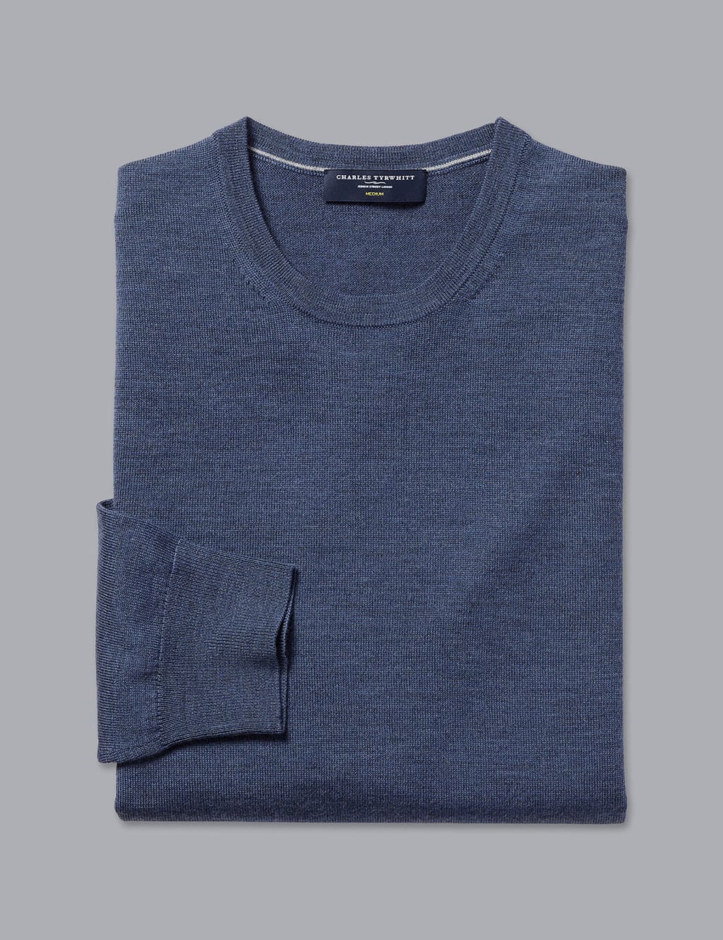 Pure Merino Wool Crew Neck Jumper 2 of 6