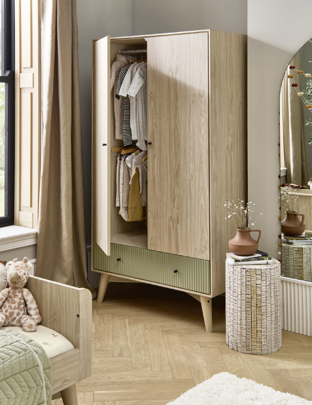 Mamas and papas rocco wardrobe best sale