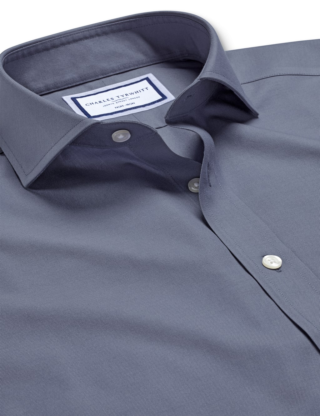 Slim Fit Non Iron Pure Cotton Twill Shirt 5 of 6