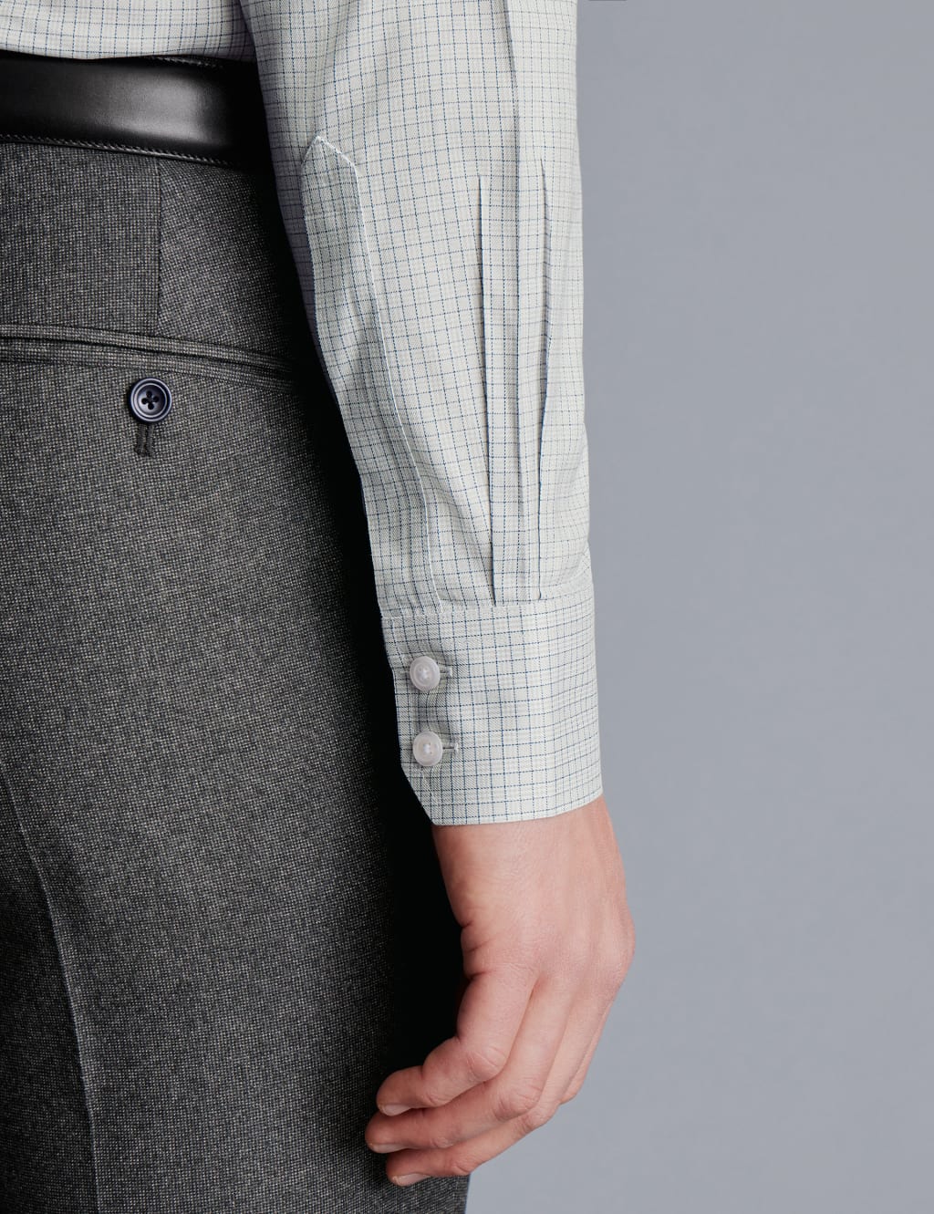 Slim Fit Non Iron Pure Cotton Check Shirt 4 of 6
