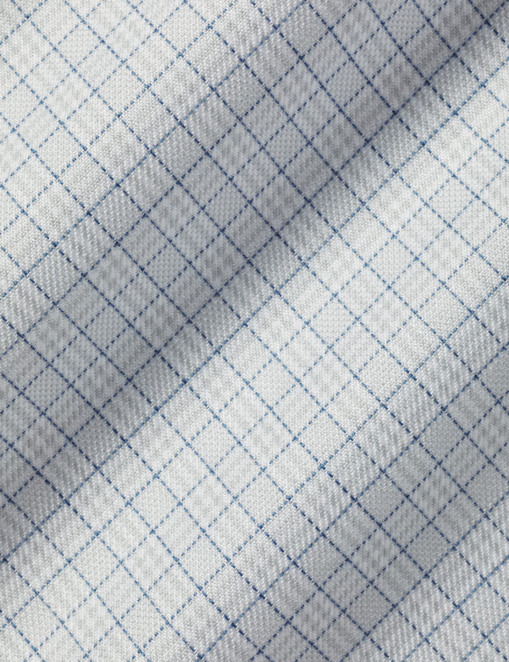 Slim Fit Non Iron Pure Cotton Check Shirt 6 of 6