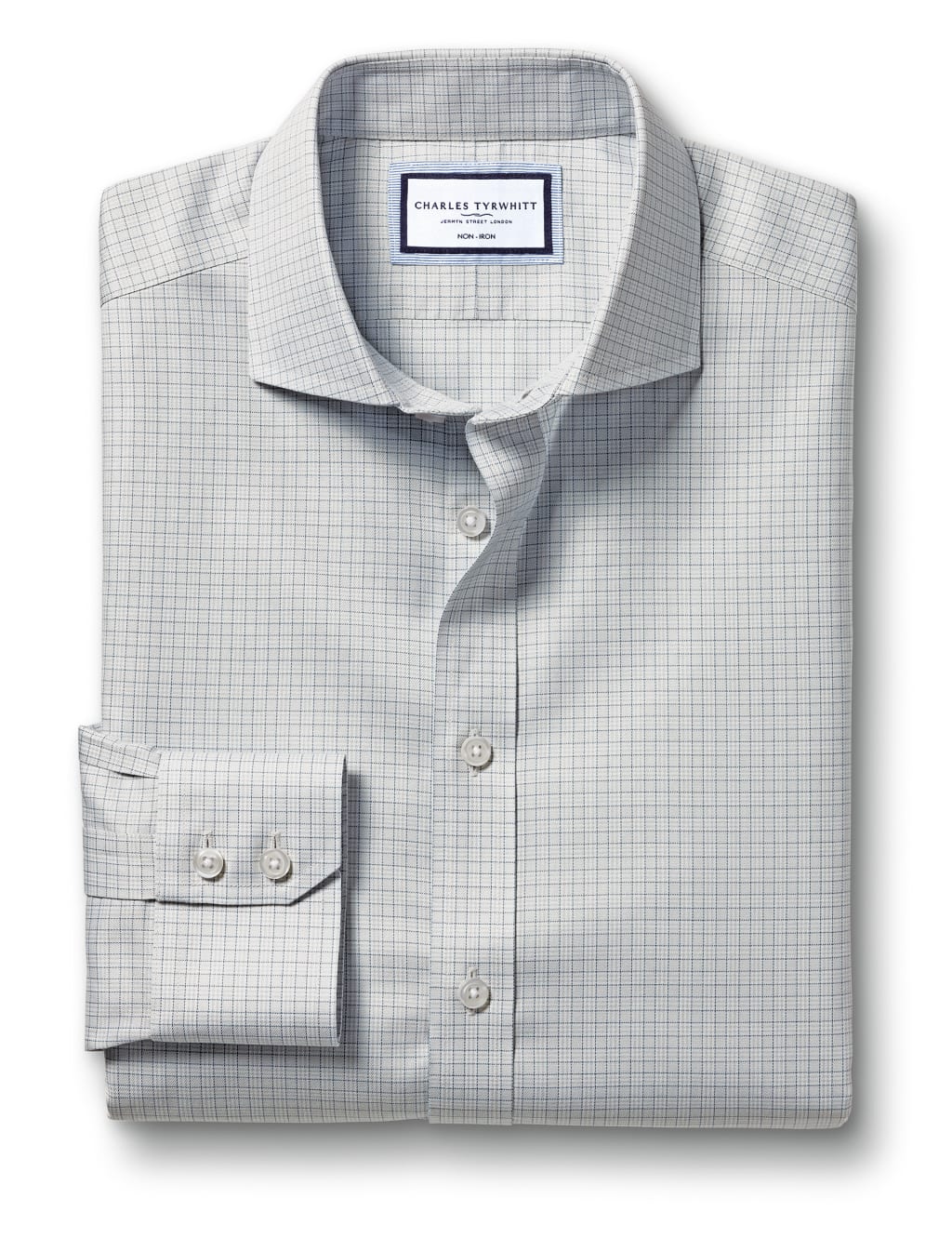 Slim Fit Non Iron Pure Cotton Check Shirt 2 of 6