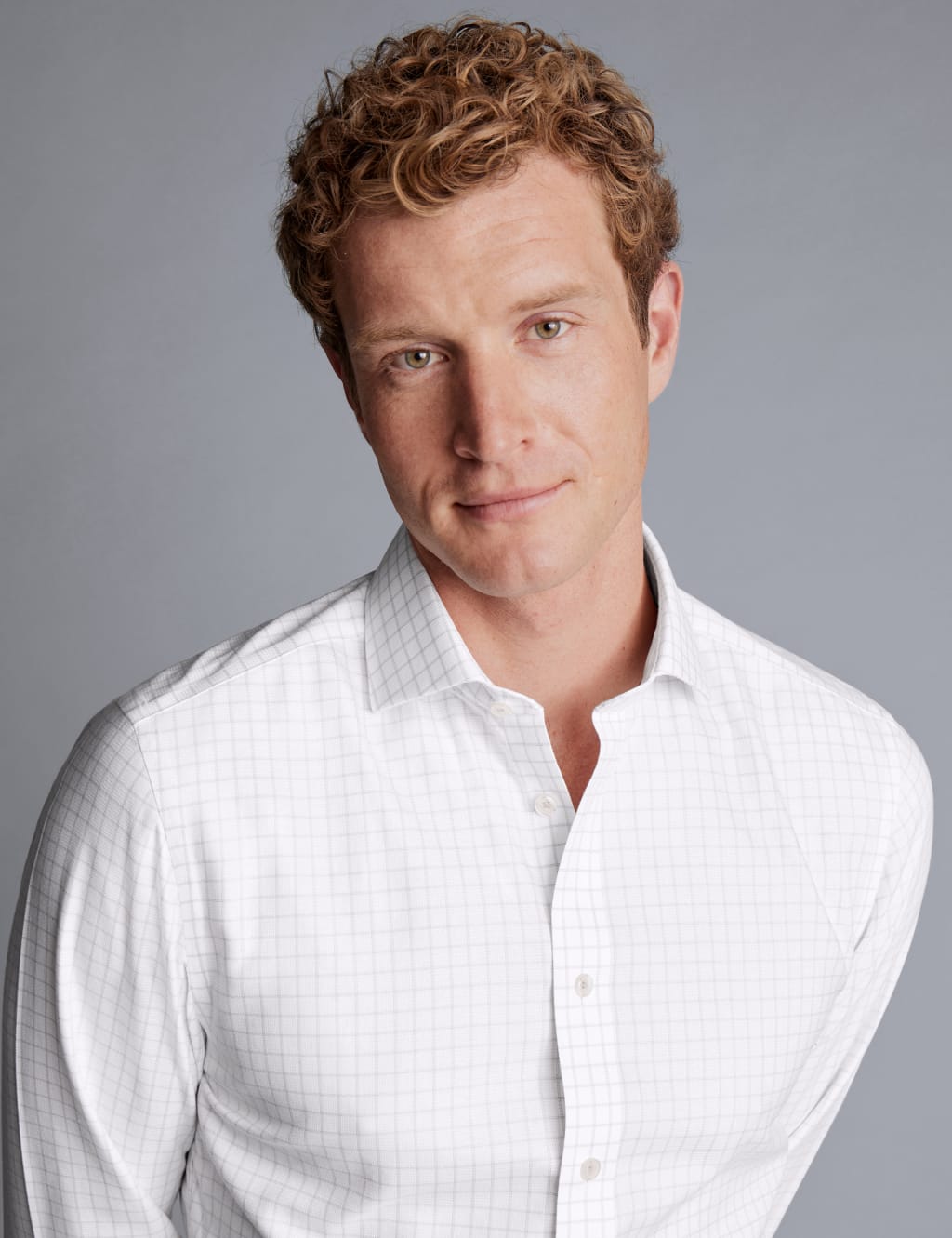 Slim Fit Non Iron Pure Cotton Check Shirt 3 of 6