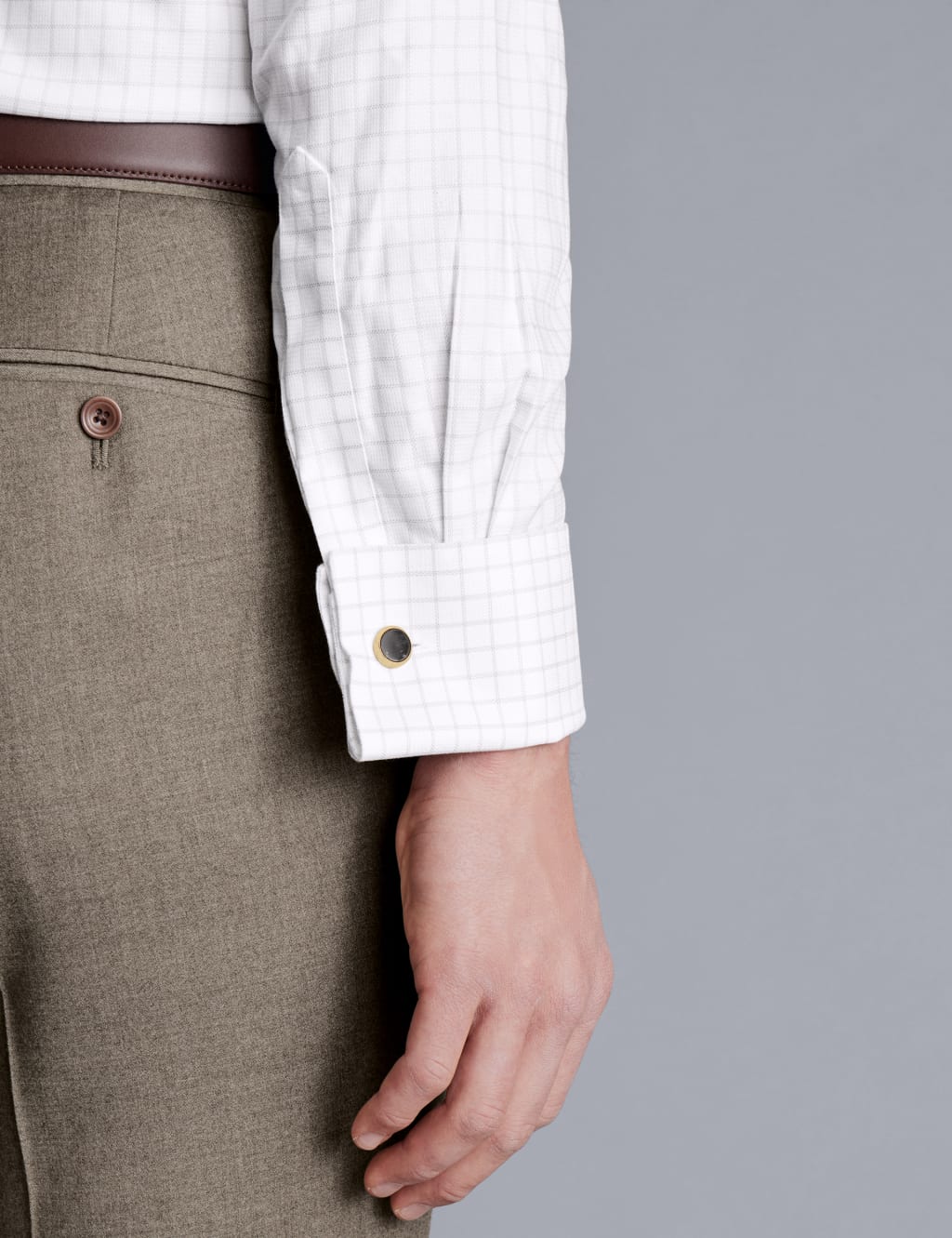 Slim Fit Non Iron Pure Cotton Check Shirt 4 of 6