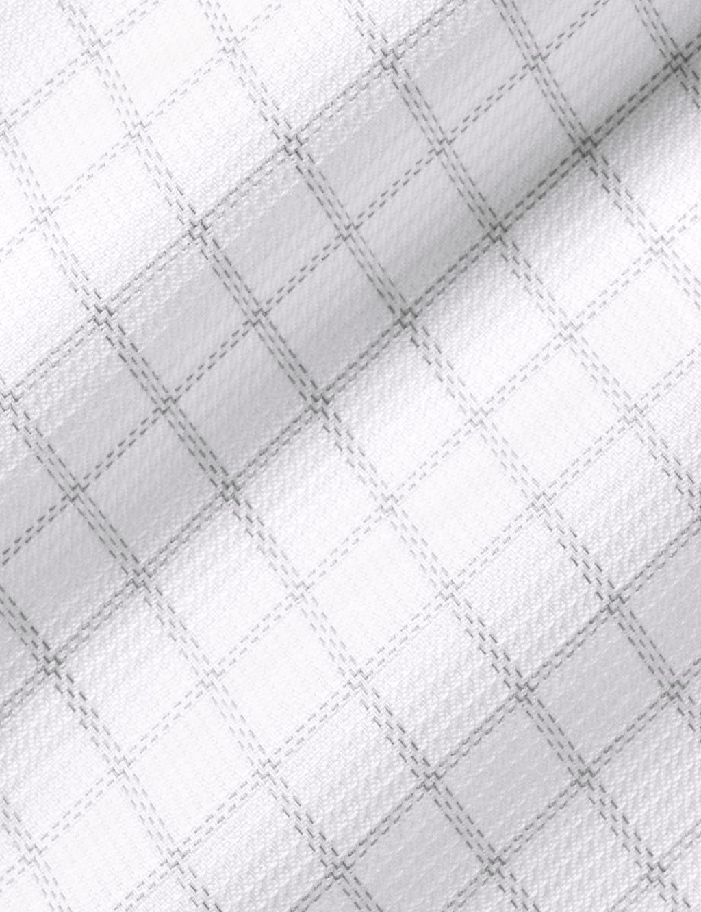 Slim Fit Non Iron Pure Cotton Check Shirt 6 of 6