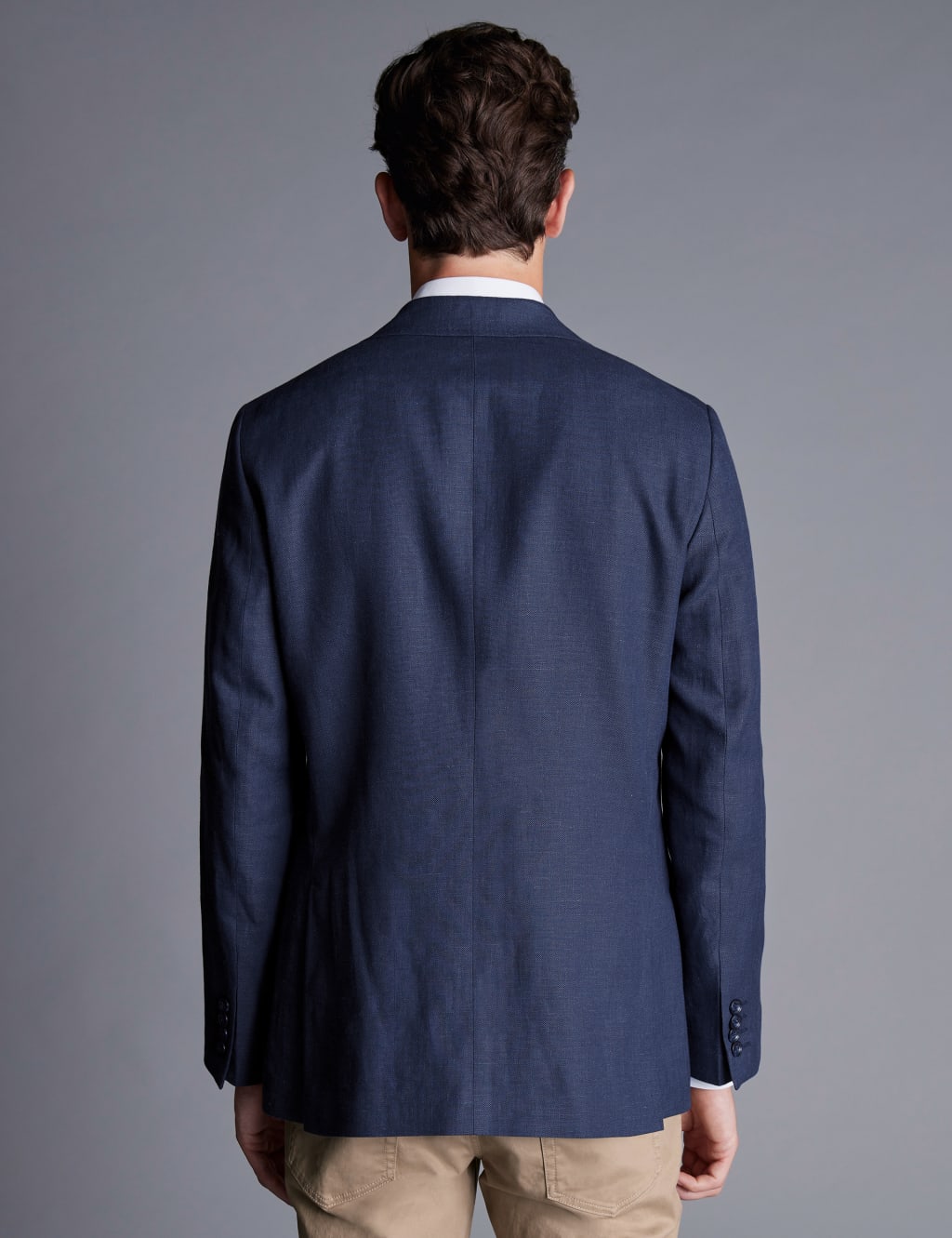 Slim Fit Linen Blend Jacket 3 of 4