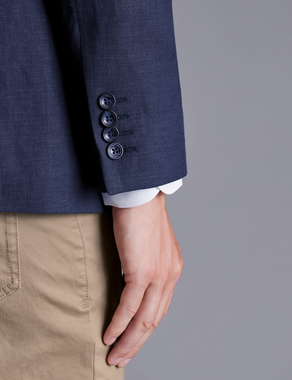 Slim Fit Linen Blend Jacket 4 of 4