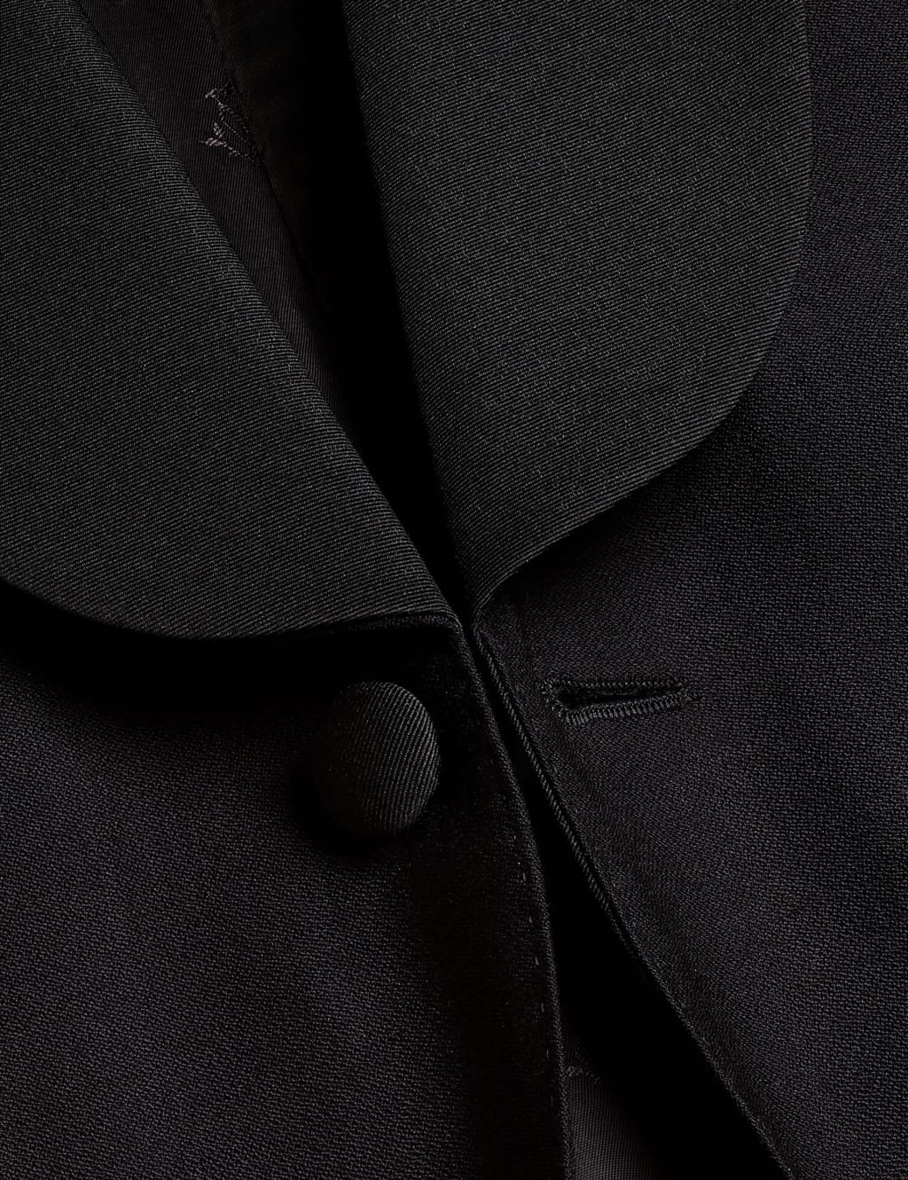 Slim Fit Pure Wool Tuxedo Jacket 2 of 4