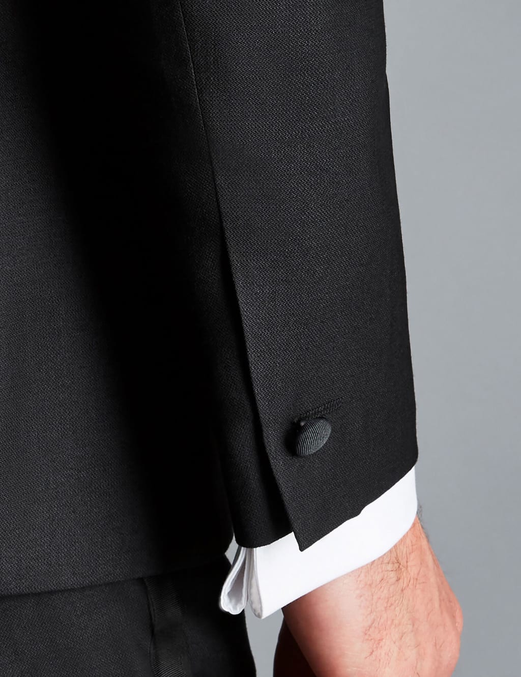 Slim Fit Pure Wool Tuxedo Jacket 3 of 4