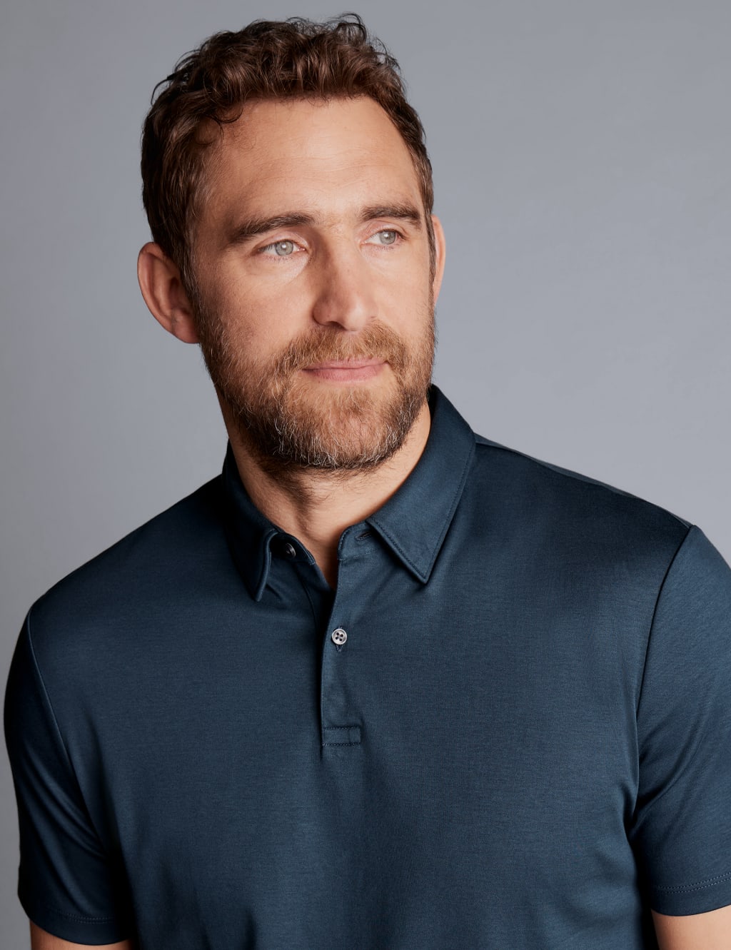 Pure Cotton Button Down Collar Polo Shirt 3 of 5