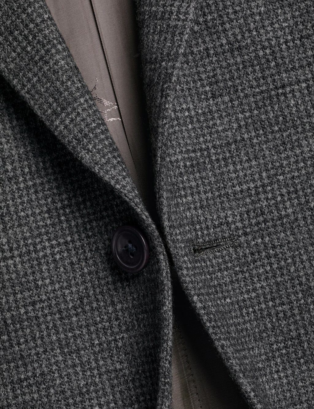 Slim Fit Pure Cotton Puppytooth Suit Jacket 4 of 4