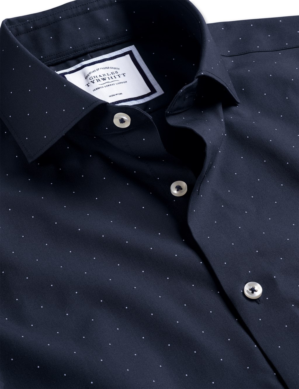 Slim Fit Non Iron Pure Cotton Print Shirt 5 of 6