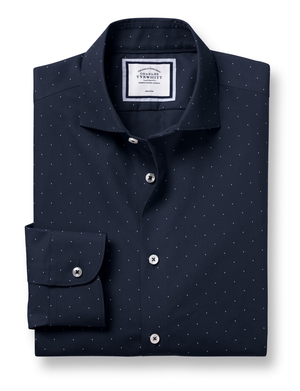 Slim Fit Non Iron Pure Cotton Print Shirt 2 of 6