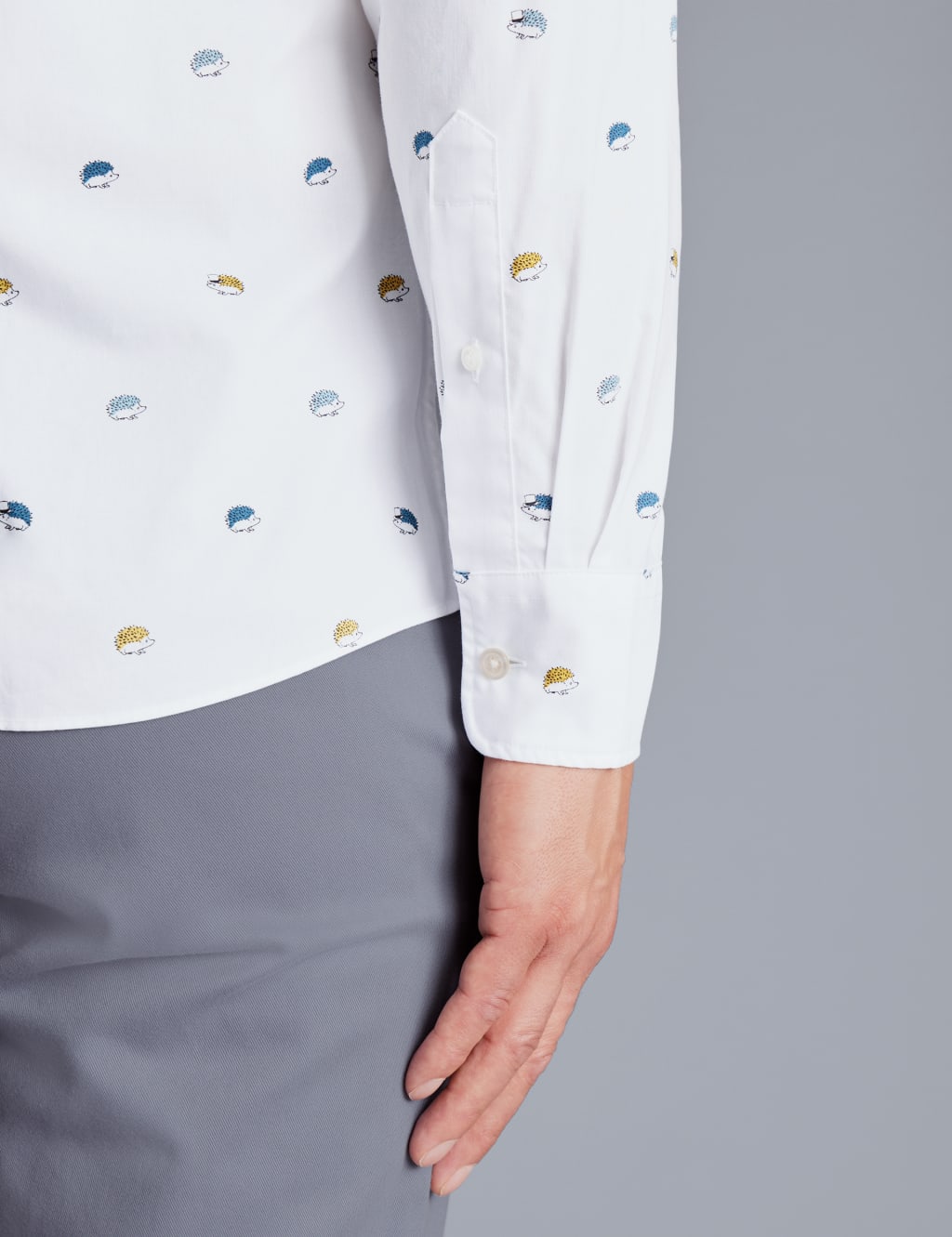 Slim Fit Non Iron Pure Cotton Print Shirt 4 of 6