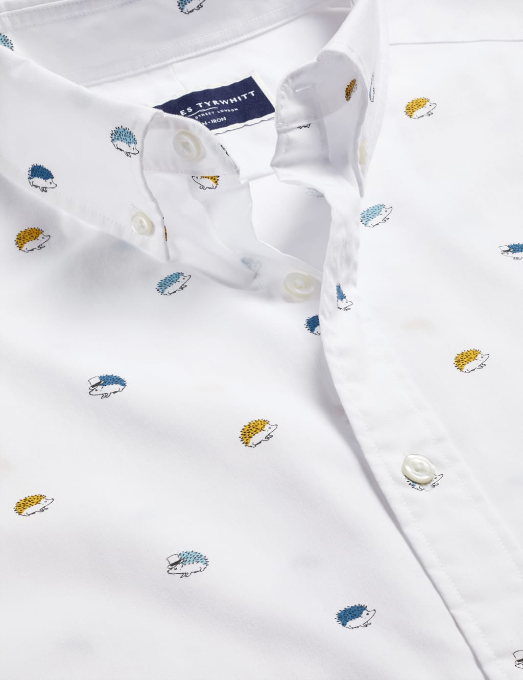 Slim Fit Non Iron Pure Cotton Print Shirt 5 of 6