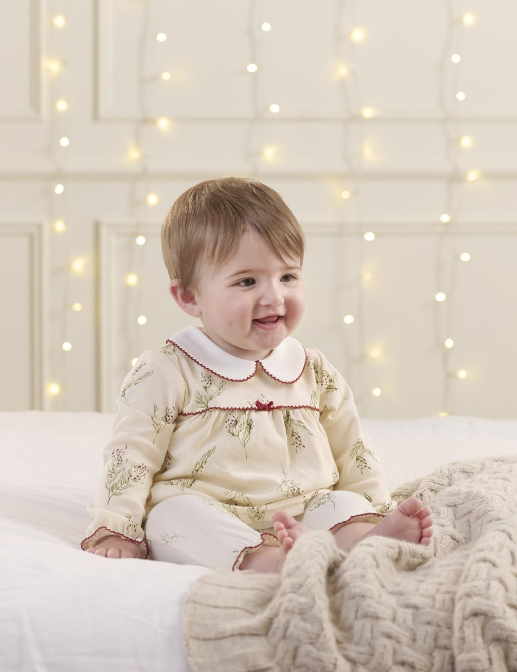 Spruce Print Christmas Pyjamas 3 Mths 3 Yrs Mamas Papas M S