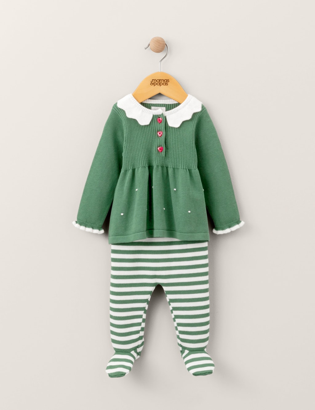 Elf Christmas Knit Top & Leggings (0-1 Yrs) 7 of 7