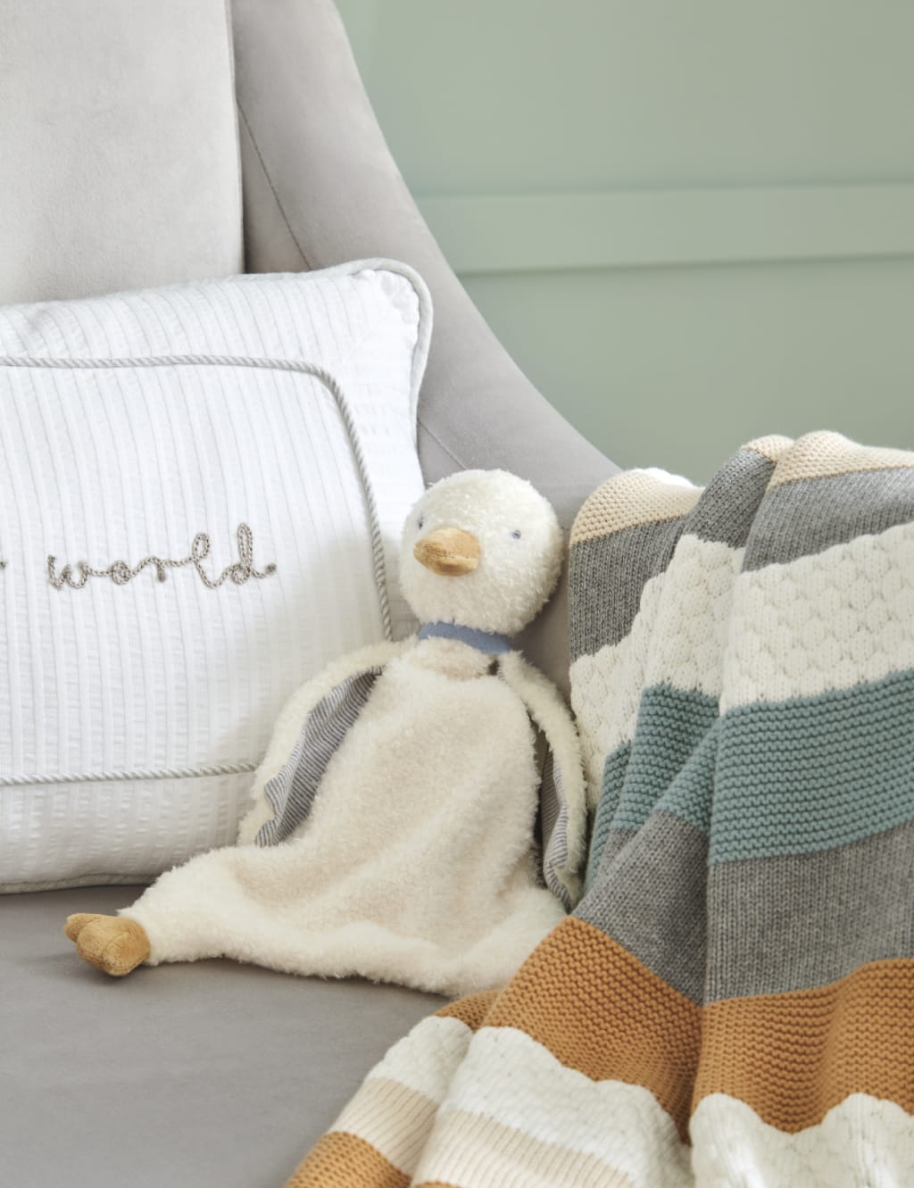 Welcome to the World Duck Comforter 2 of 2