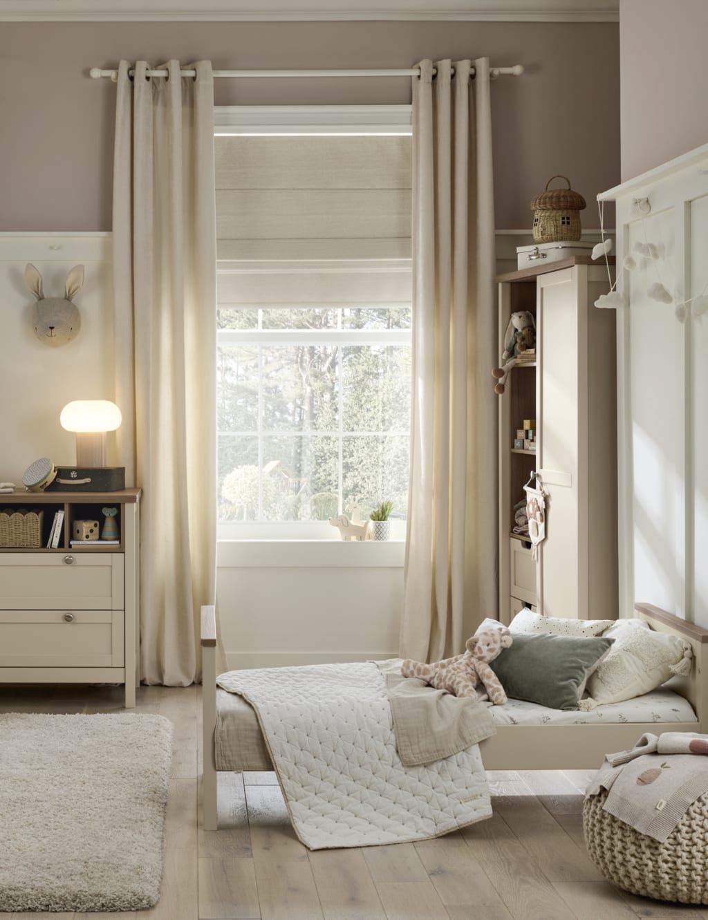 Harwell 3 Piece Cotbed Range with Dresser and Wardrobe 3 of 9