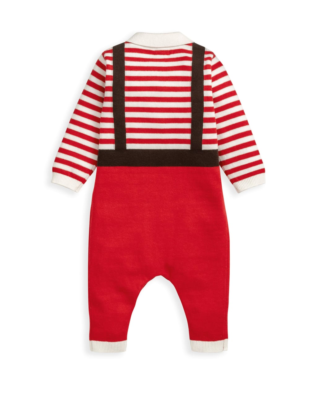 Santa Christmas Knitted Romper (0-18 Mths) 5 of 6