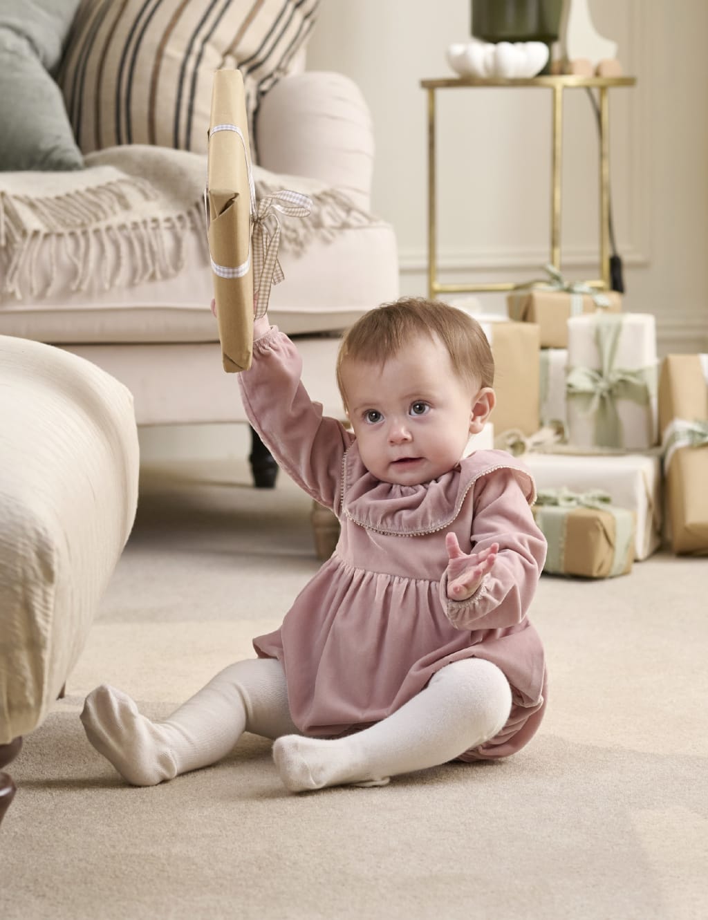 Velvet Romper (0-2 Yrs) 4 of 7