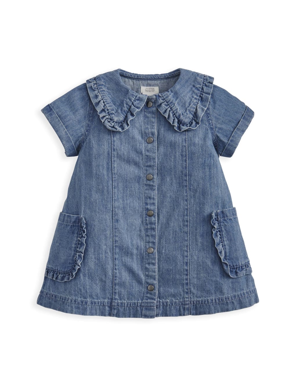 Denim Dress (0-3 Yrs) 2 of 2