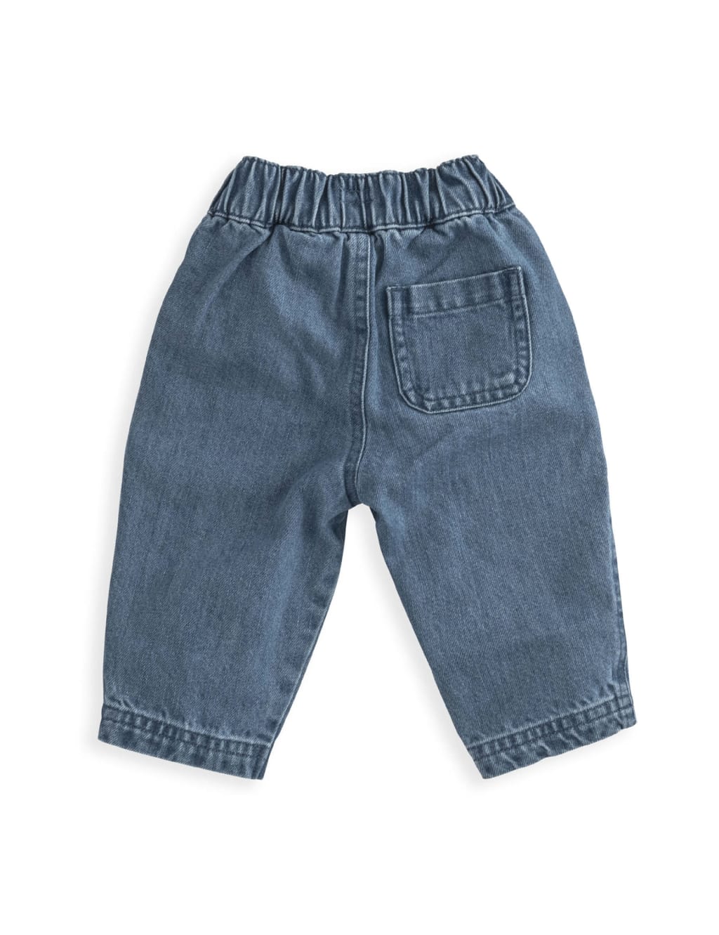 Pure Cotton Elasticated Waist Jeans (0-3 Yrs) 3 of 3