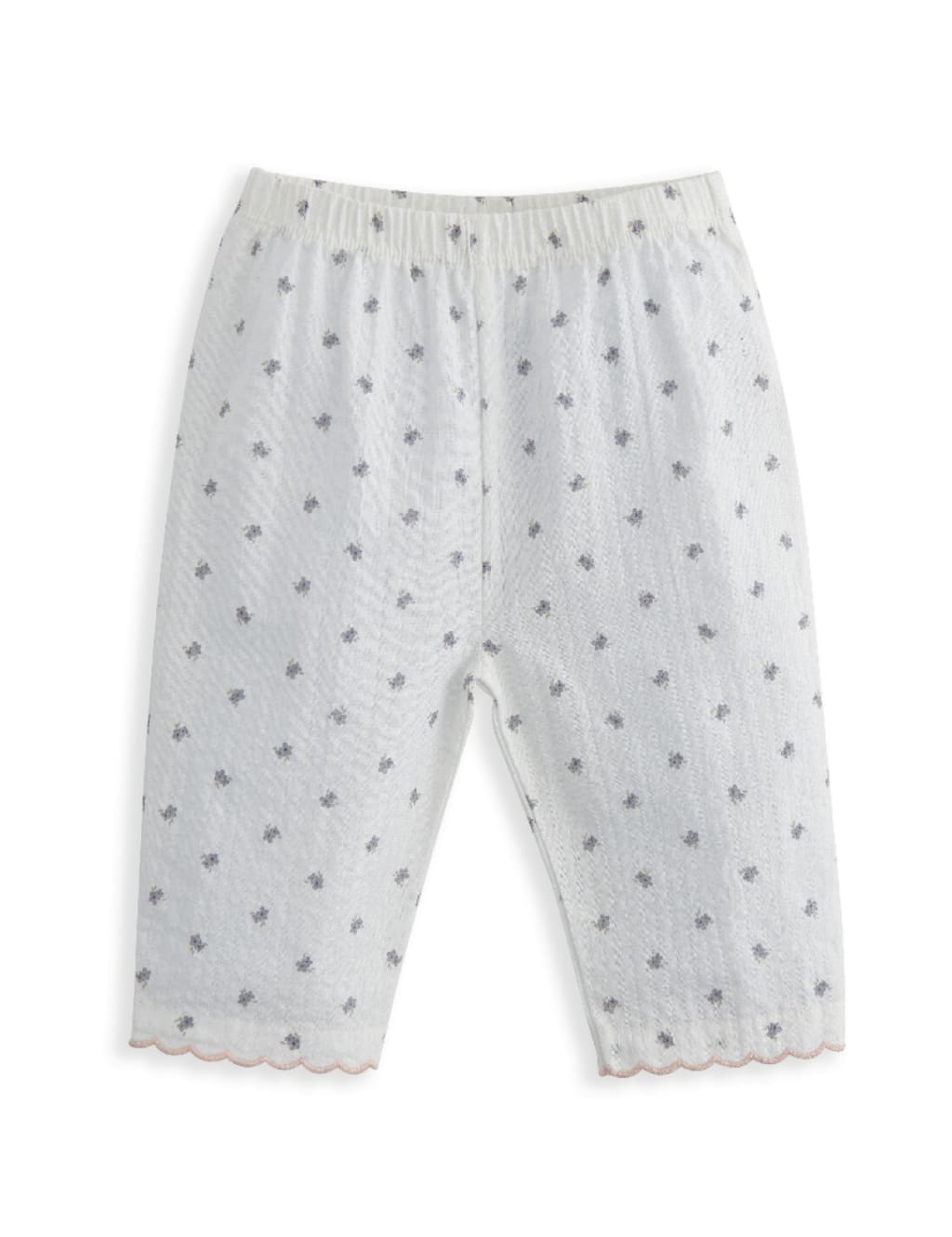 Pure Cotton Floral Pyjamas (3-36 Mths) 4 of 4