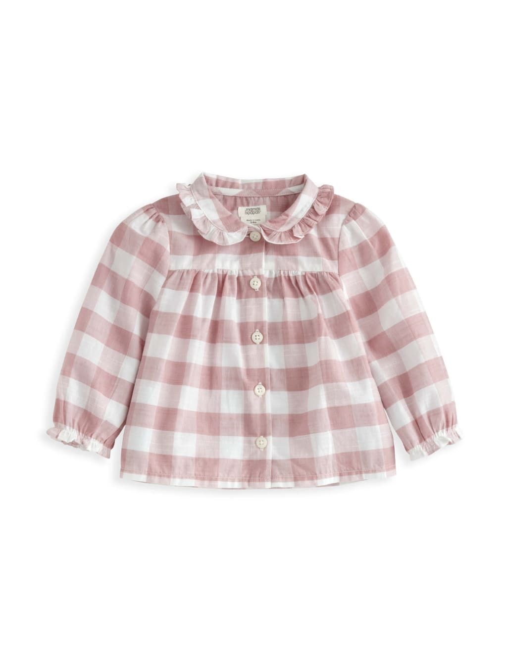 Pure Cotton Checked Pyjamas (3-36 Mths) 3 of 4
