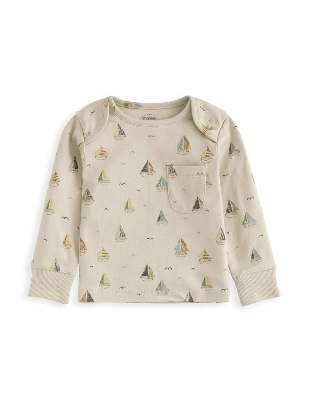 Pure Cotton Boat Pyjamas (3-36 Mths) 3 of 4