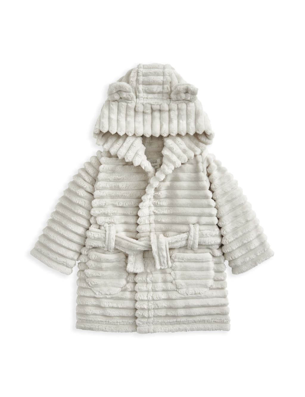 Faux Fur Bear Hooded Dressing Gown (3-36 Mths) 2 of 3