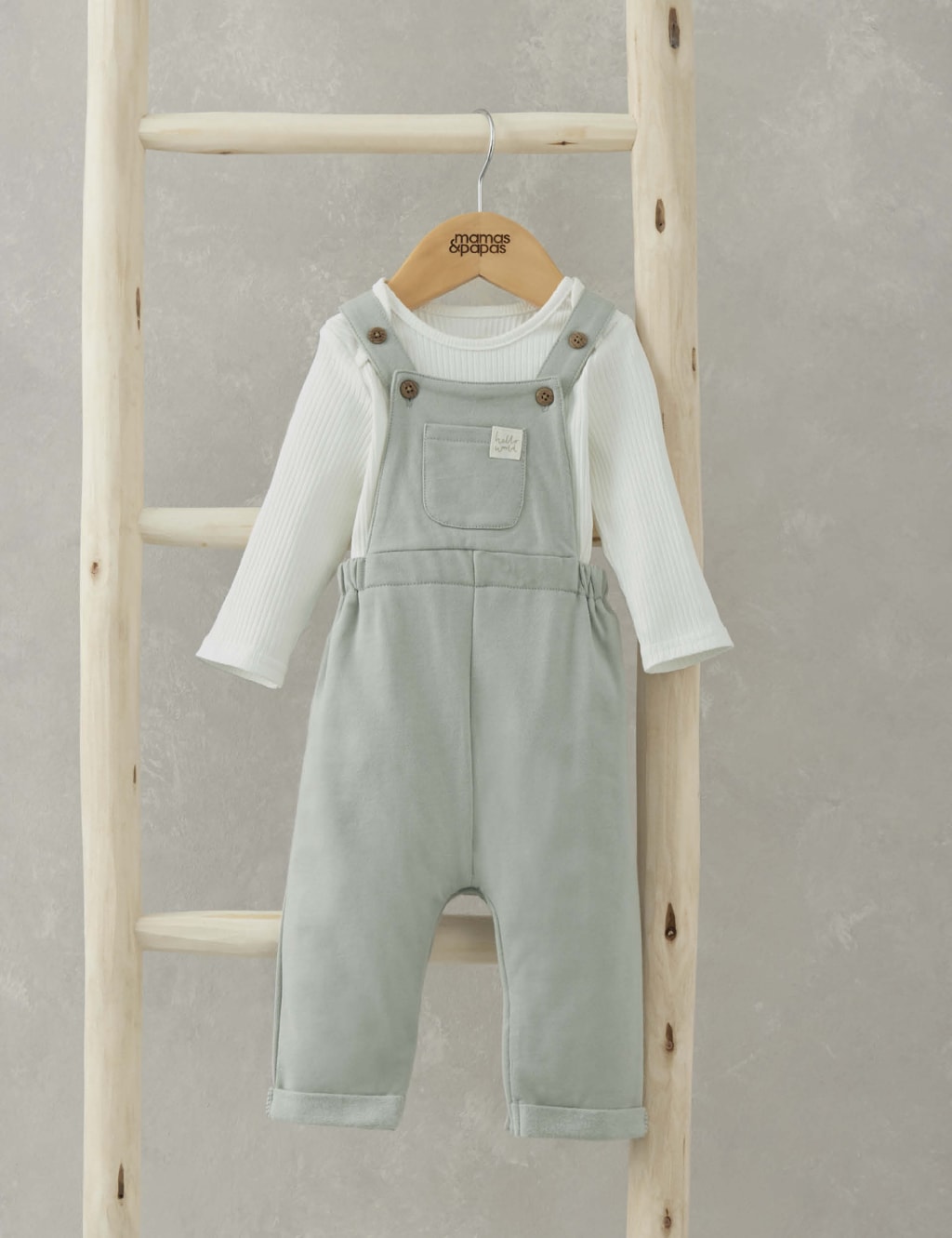 2pc Cotton Rich Top & Bottom Outfit (0-12 Mths) 1 of 8