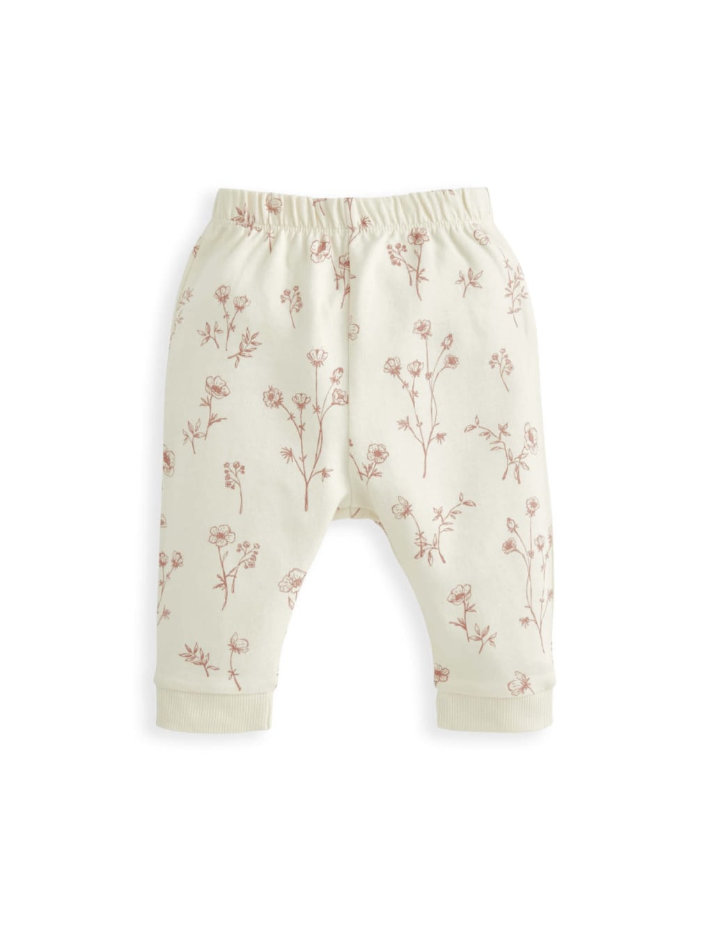 2pc Pure Cotton Floral Top & Bottom Outfit (0-12 Mths) 4 of 4