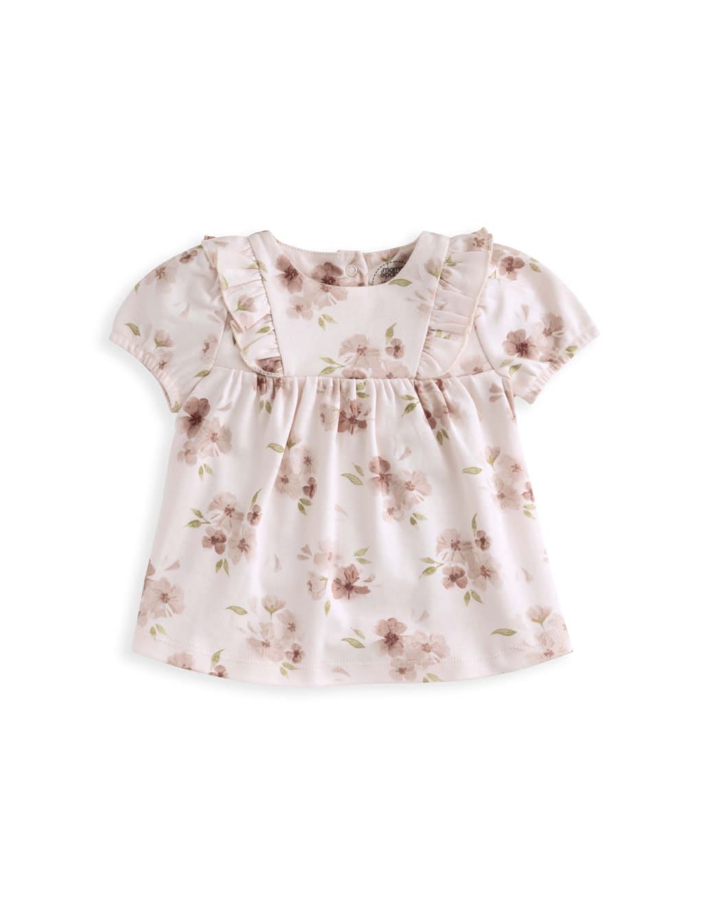 2pc Cotton Rich Floral Top & Bottom Outfit (0-12 Mths) 3 of 4