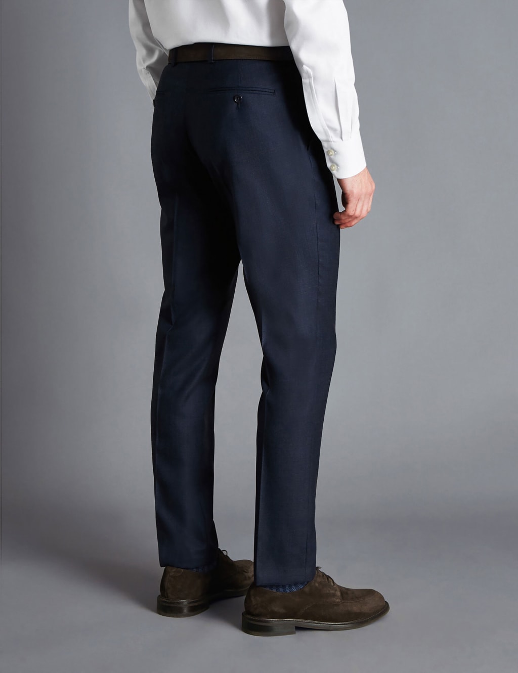 Slim Fit Super 120s Wool Suit Trousers 3 of 3