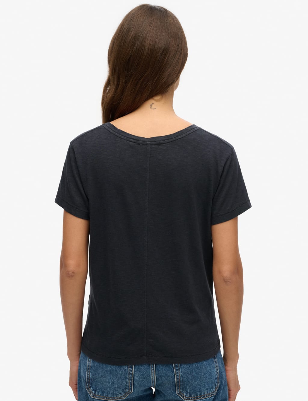 Cotton Rich V-Neck Relaxed T-Shirt 3 of 6